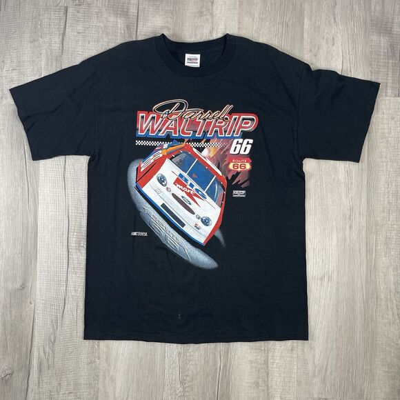 VTG Darrell Waltrip Shirt Mens XL Nascar Racing #66 The Winners Highway 90s I - Picture 1 of 6